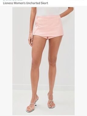 Lioness Light Pink Wrap-Front Skort